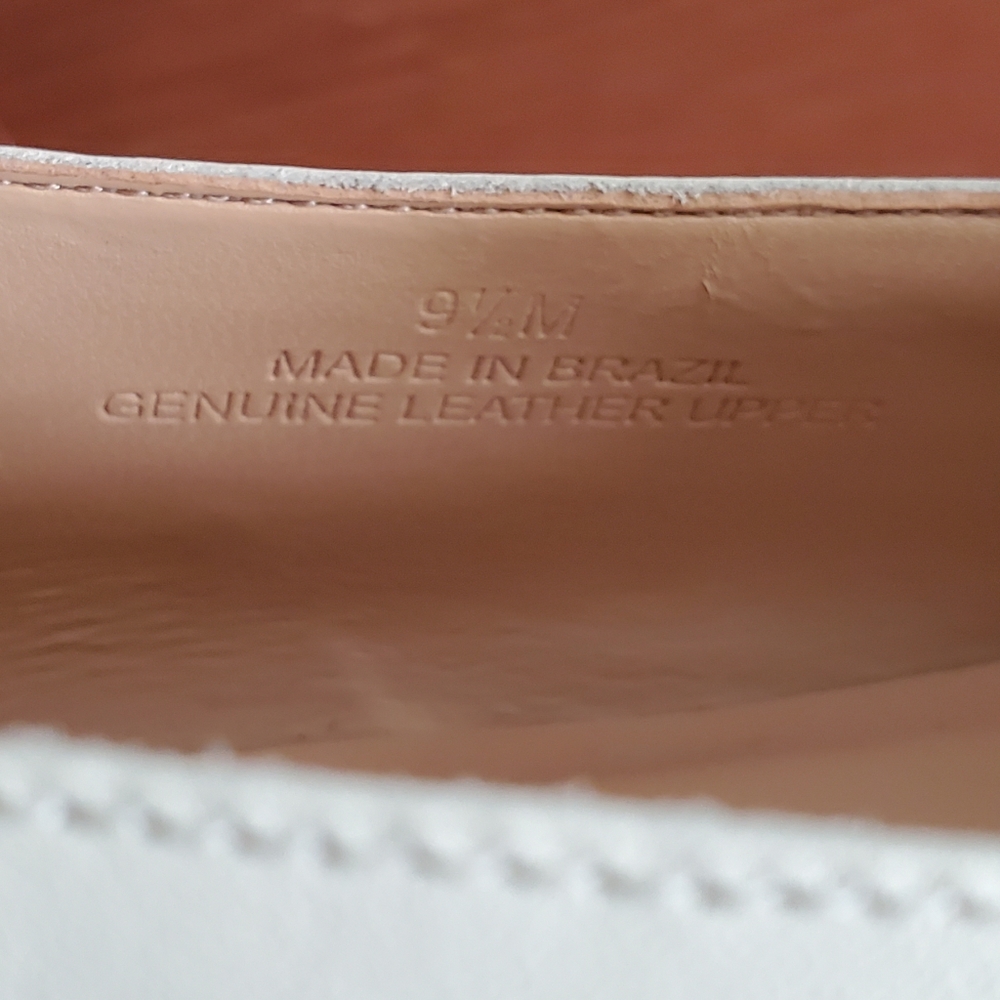 Talbots Navy chain Loafers women's 9.5 - Picture 7 of 8